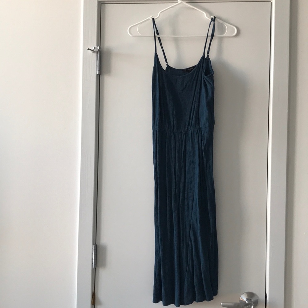 Blue midi dress
